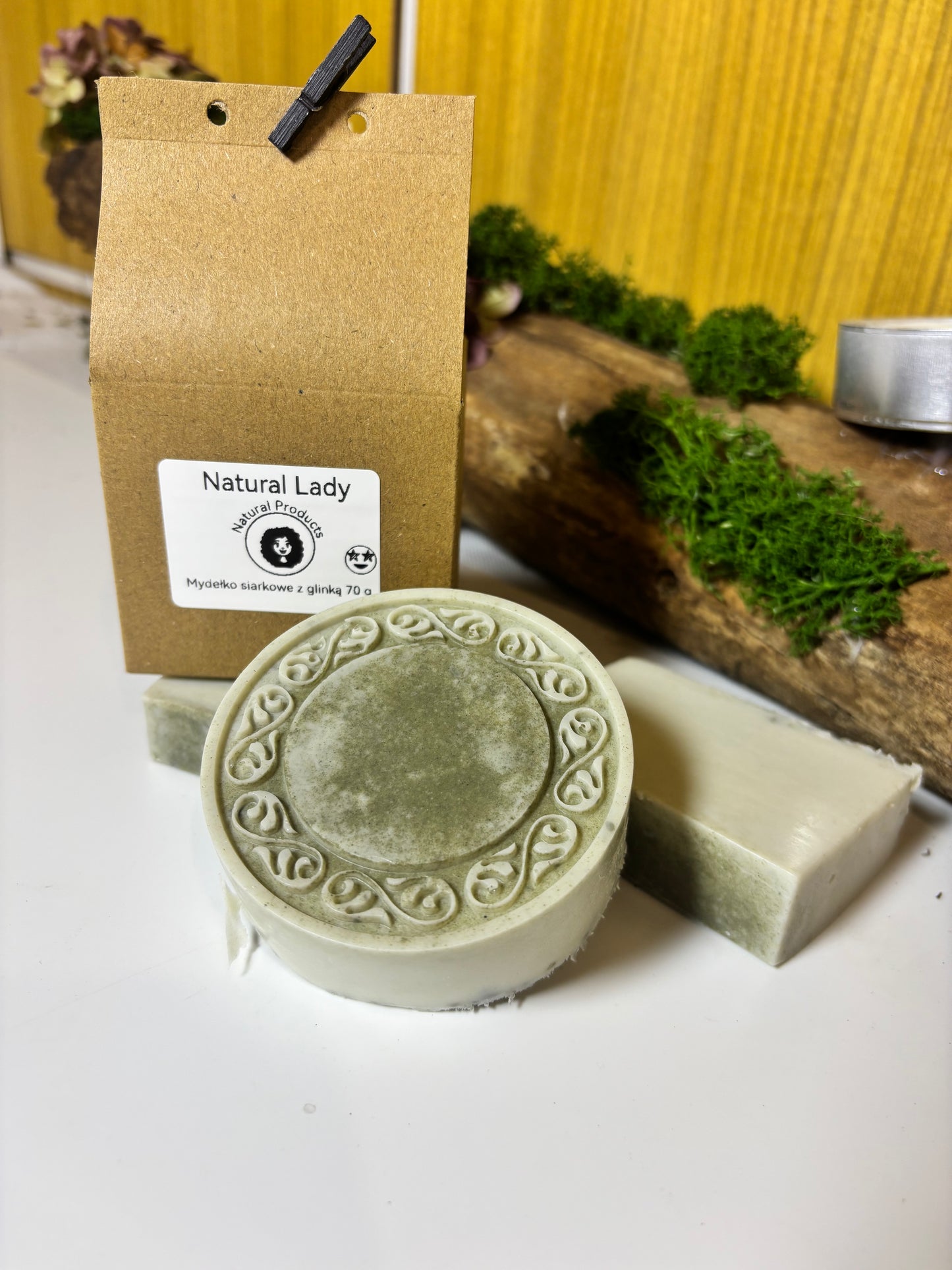 Mydełko siarkowe z glinką